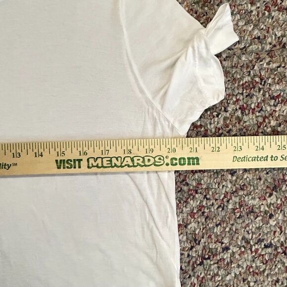 L'AGENCE NWT Remy White Modal Crewneck Short Sleeve T-Shirt Size XL - Picture 12 of 12